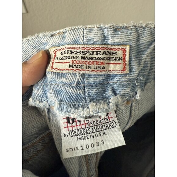Vintage Guess Georges Marciano Jeans Made In USA Cotton 80s Denim Sty10033 Sz 29 - Picture 8 of 8